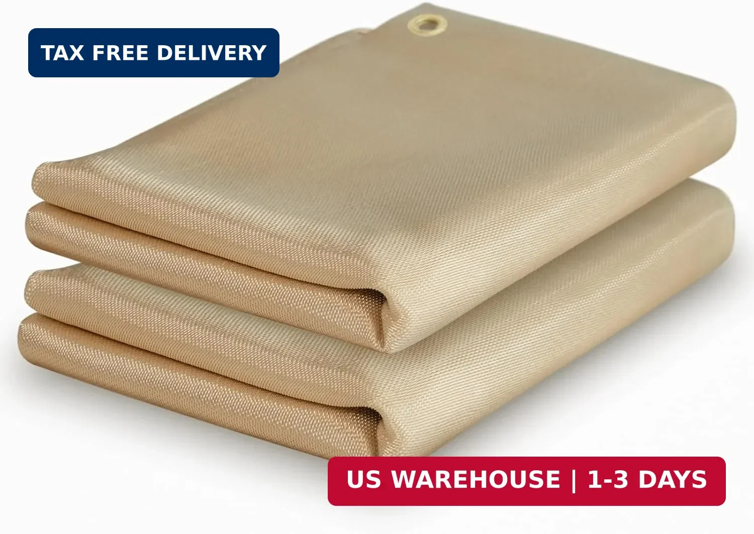 Heavy Duty Fiberglass Welding Blanket，2 Pack 4 x 6ft Fireproof Insulat