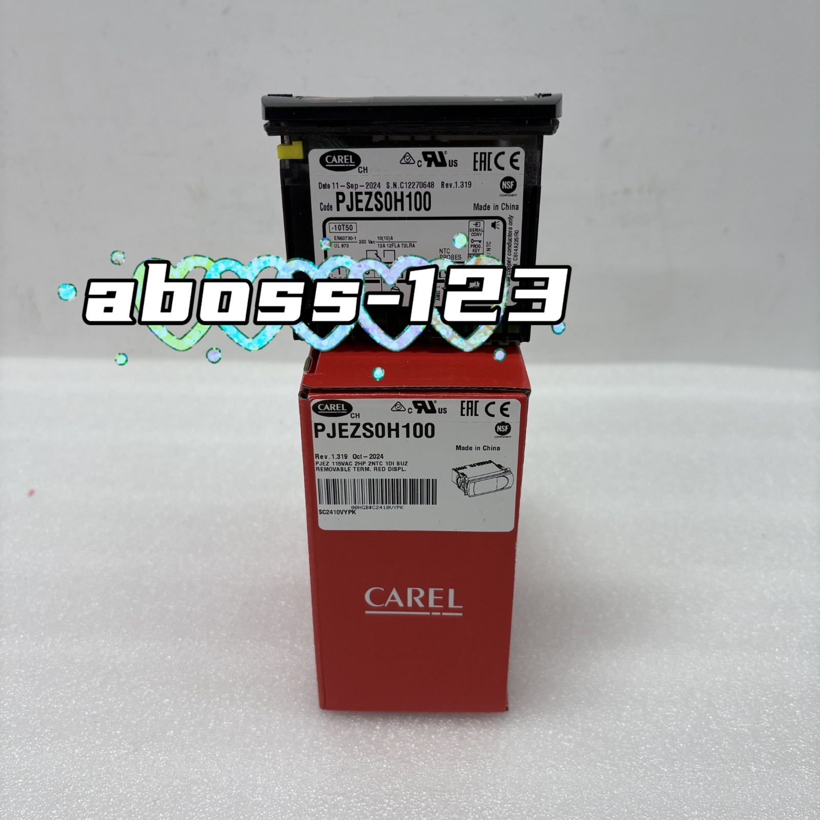CAREL-- PJEZS0H100 Temperature controller#1pcs New In Box