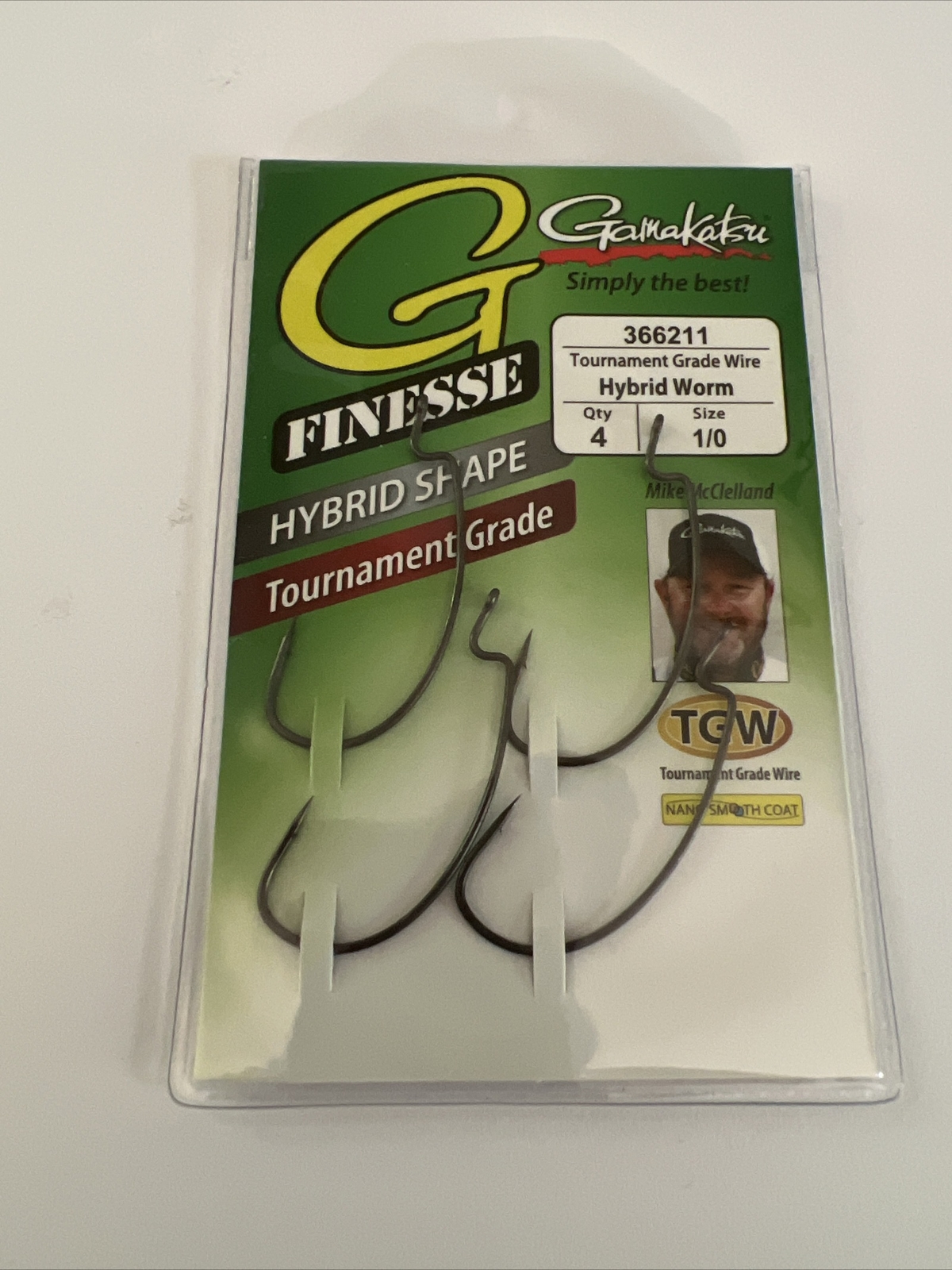 Gamakatsu Hybrid Worm Fishing Hooks Size 1/0 Brand New