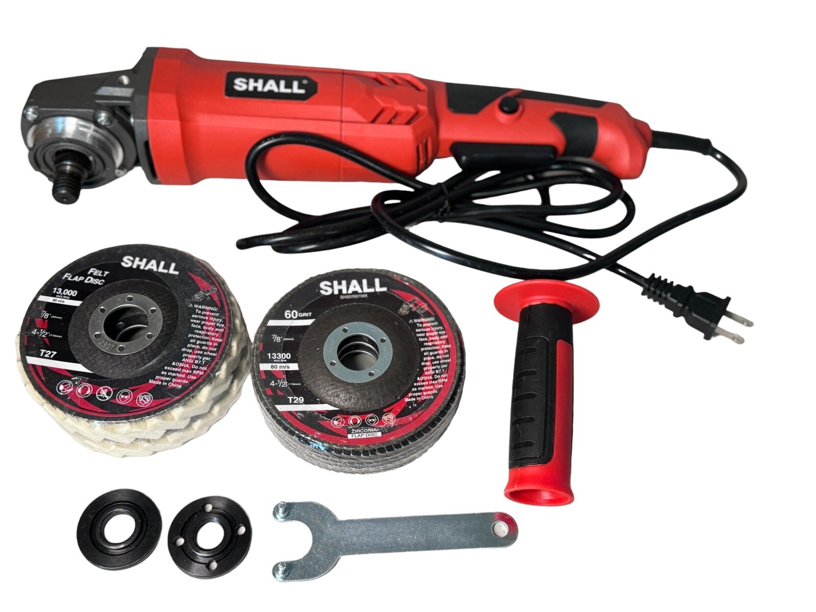 Shall Angle Grinder Power Tool Genuine OEM SH111001AE 7.5AMP 4-1/2" 12000 RPM