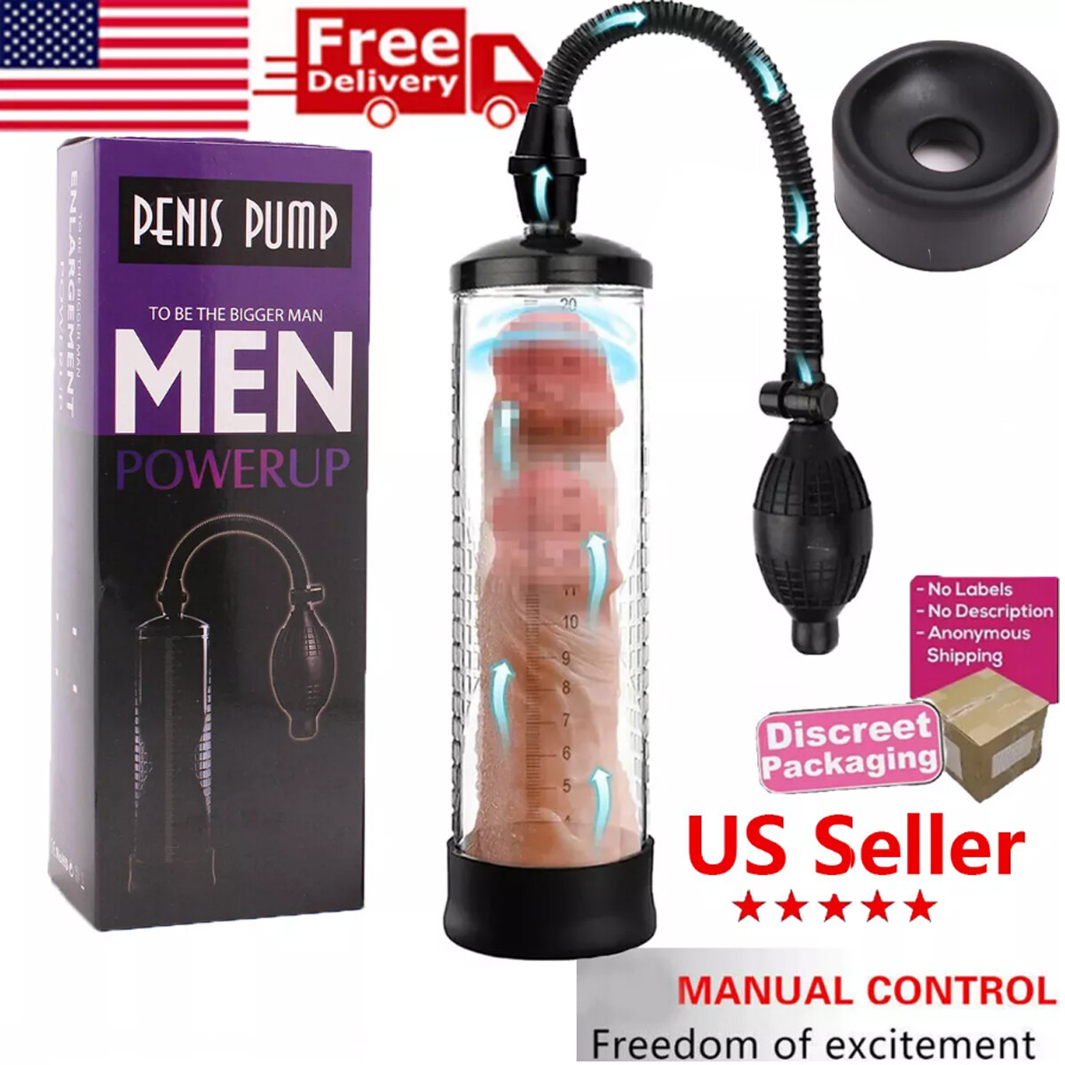 Vacuum Penis Pump for Beginners | Male Penis Enlarger Enlargement Enhancment BG