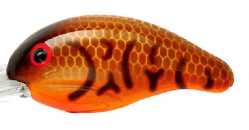 Bandit 300 Series Crankbait - Brown Crawfish Orange Belly
