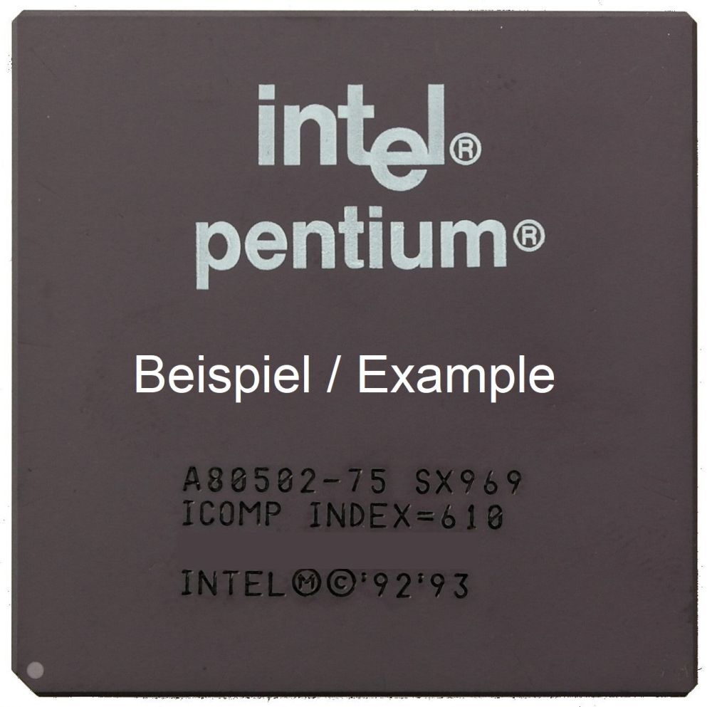 Intel Pentium 120 A80502120 SY062 Socket/Socket 7 120MHz/60MHz CPU PC Processor