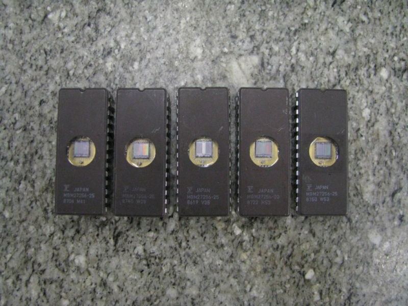 NEC D27256AD IC Integrated Circuit EPROM 12.5V PGM x 5 Pieces Lot FIVE IC's