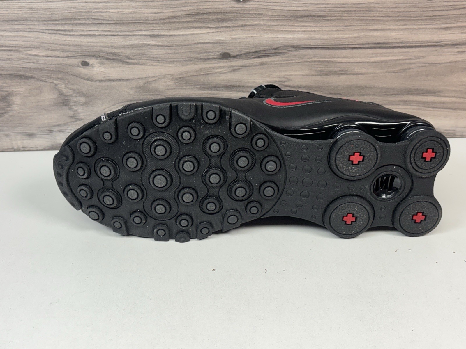 Men's Nike Shox NZ "Black Varsity Red" | Multiple Sizes 378341 017 | No Lid