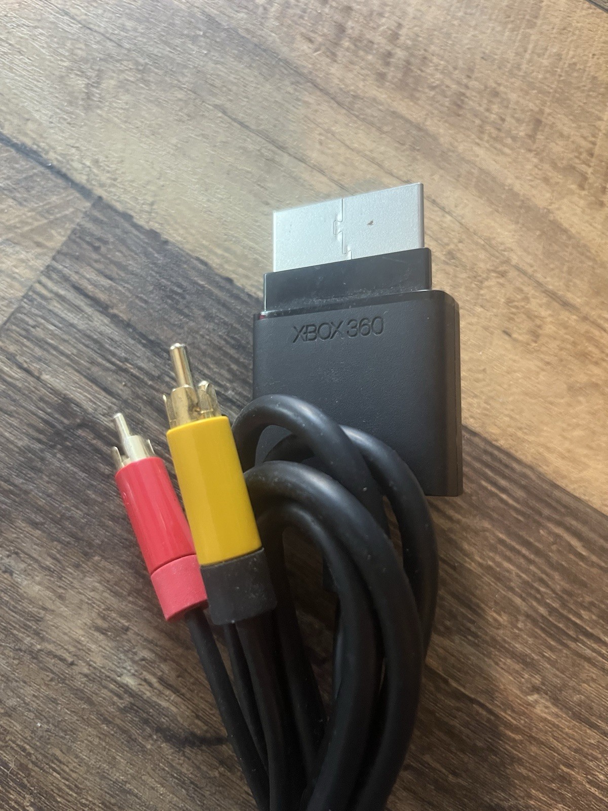 Genuine Official OEM Microsoft XBOX 360 Composite AV Cable X821376-001 Tested