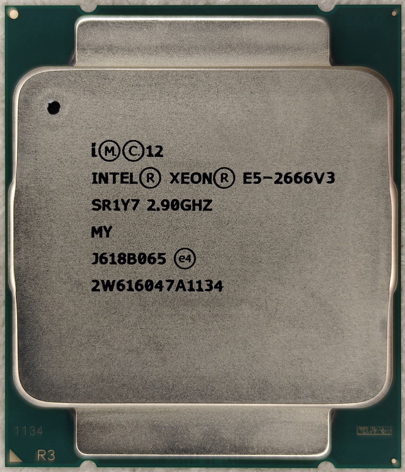 Intel Xeon E5-2666 v3 SR1Y7 2.9 - 3.5GHz, 25MB, 10 Core, FCLGA2011-3, 135W CPU