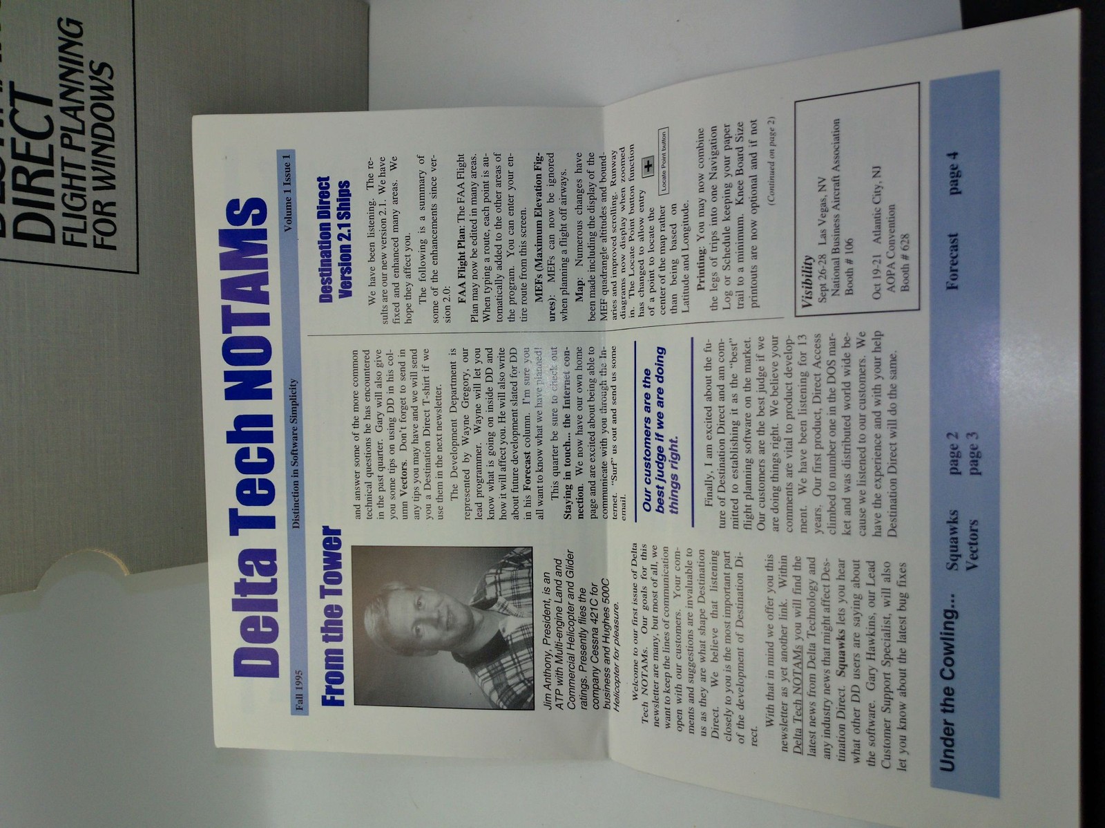 Destination Direct Flight Planning Software Windows 3.0 IFR Vintage Collectable