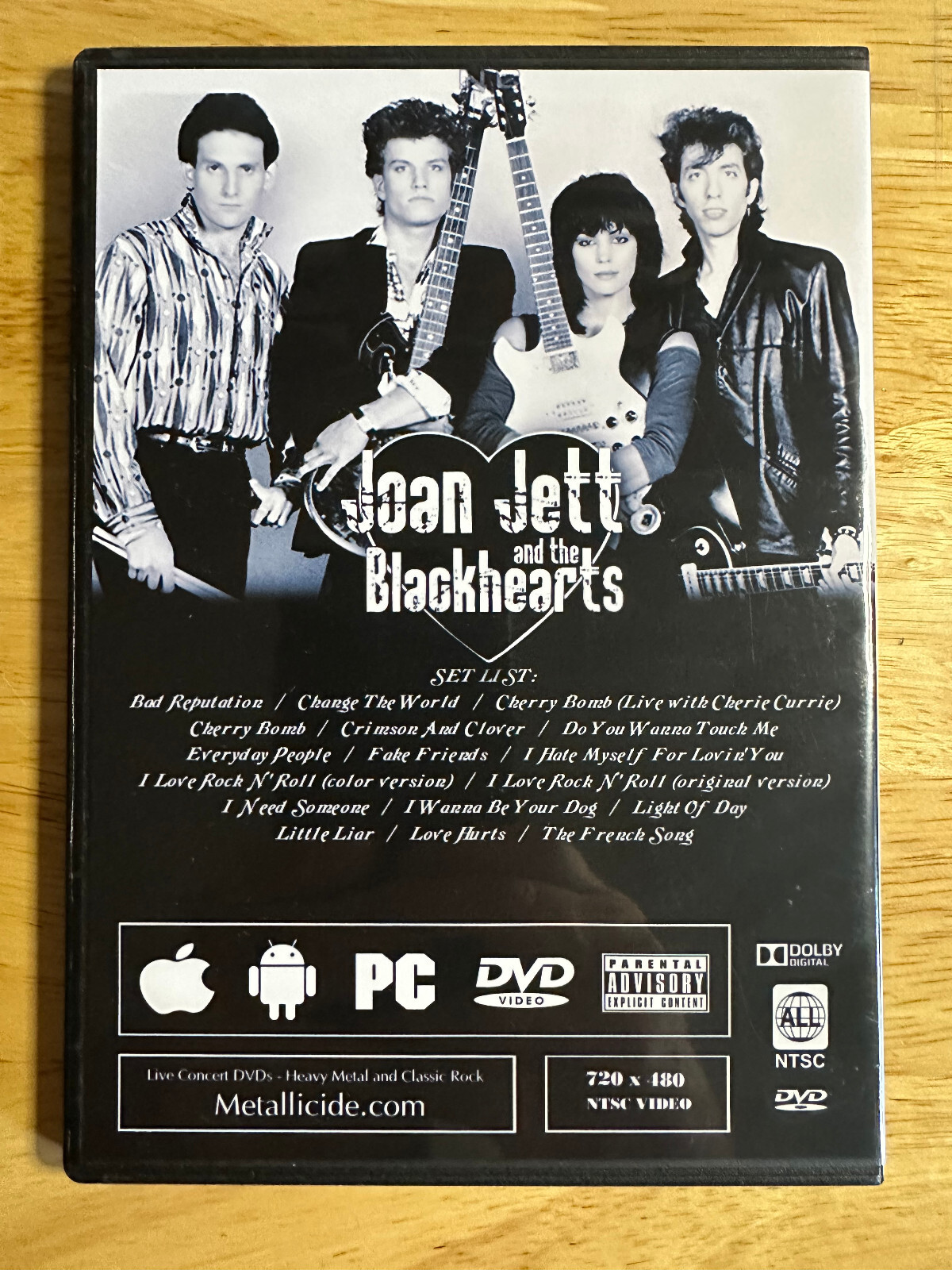 Joan Jett and the Blackhearts - The Videos Collection DVD Foreigner Foghat