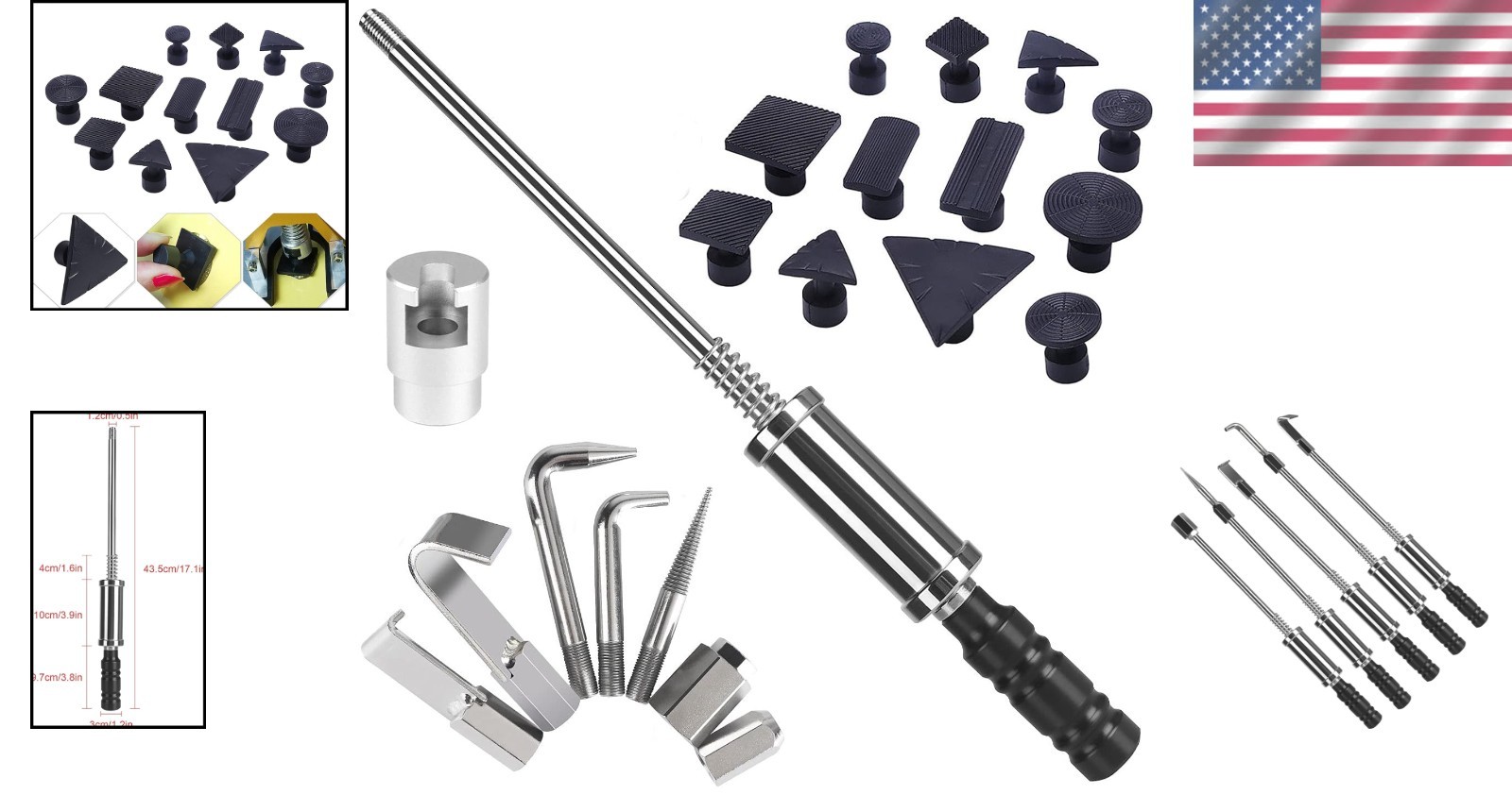 Professional Paintless Dent Puller with Auto Body Tools]^