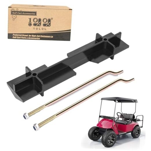Battery Hold Down Plate with Rods Kit for EZGO TXT 1994-up 36 Volt Electric