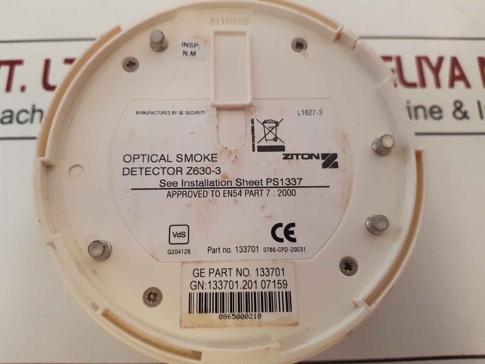 Ziton 133701 0786-CPD-20031