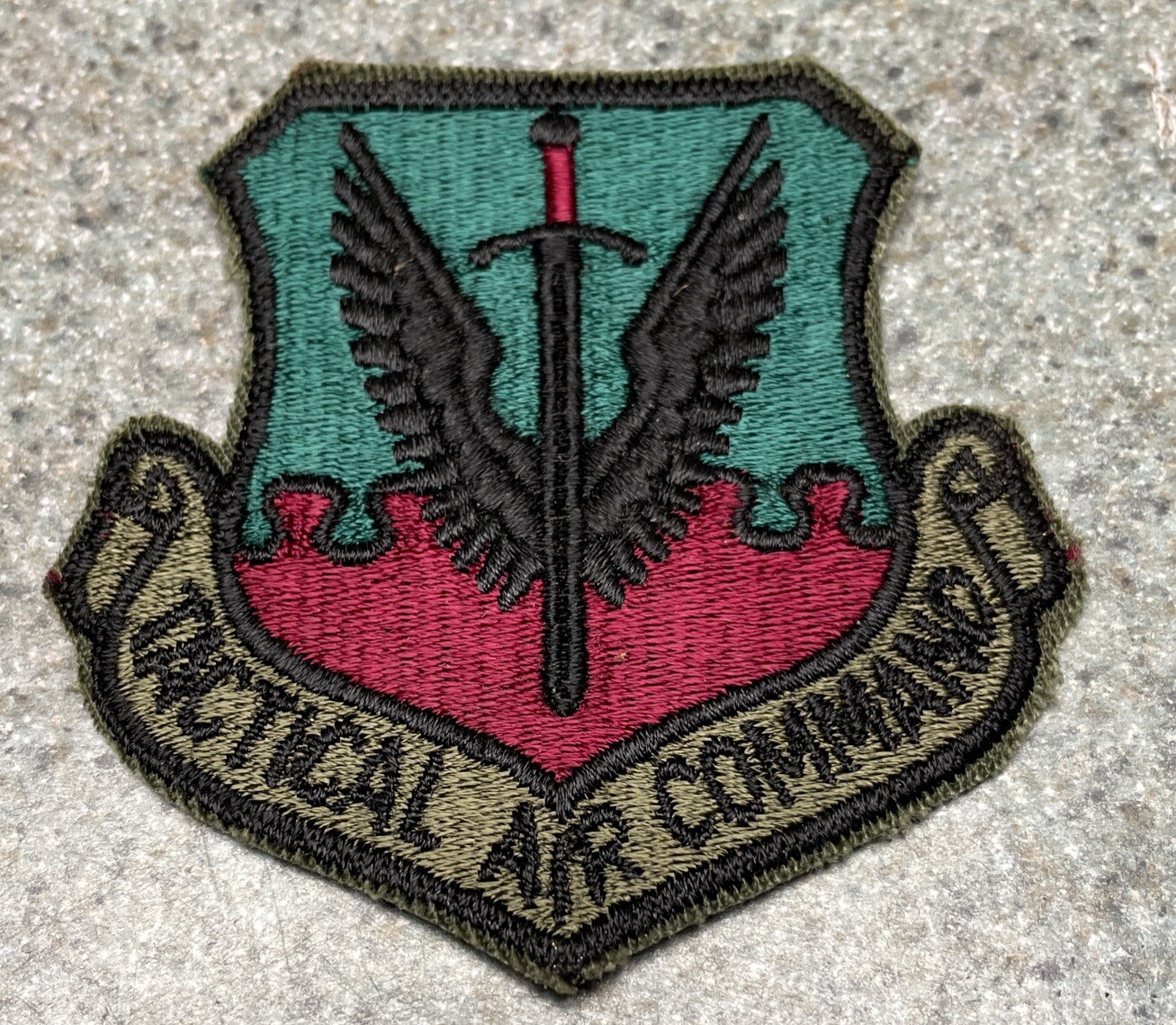 Tactical Air Command Patch Military Sew On Uniform Accessory ~Collectible Memory