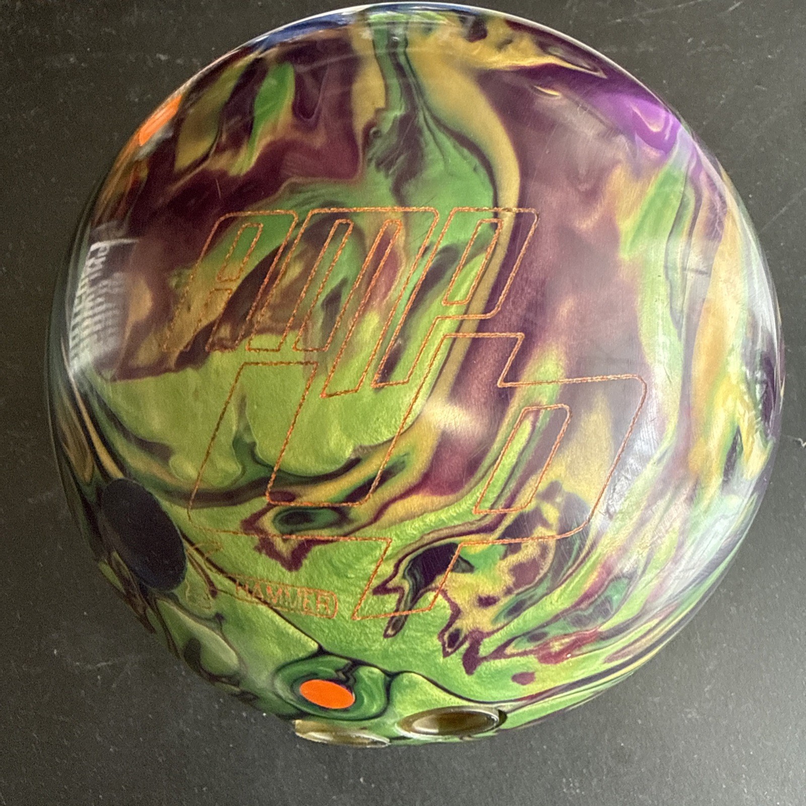 Hammer Amp Up Bowling Ball 15 Lb Drilled - Unique Colors! ￼