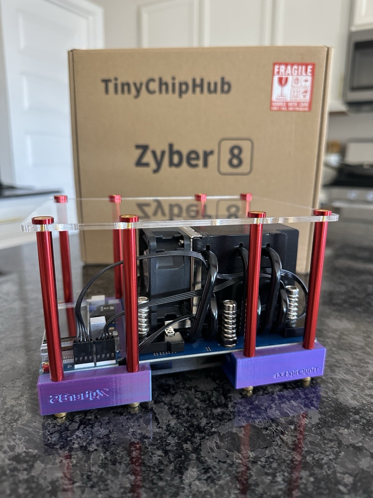 TinyChipHub ZYBER 8S Bitcoin Miner 6.4+ TH/s