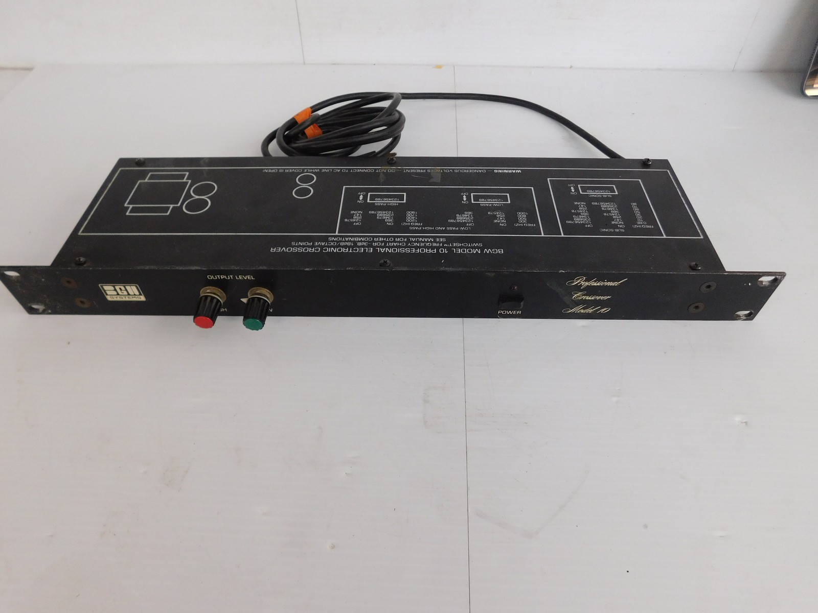 BGW Model 10 Professional Electronic Crossover (JSP119)