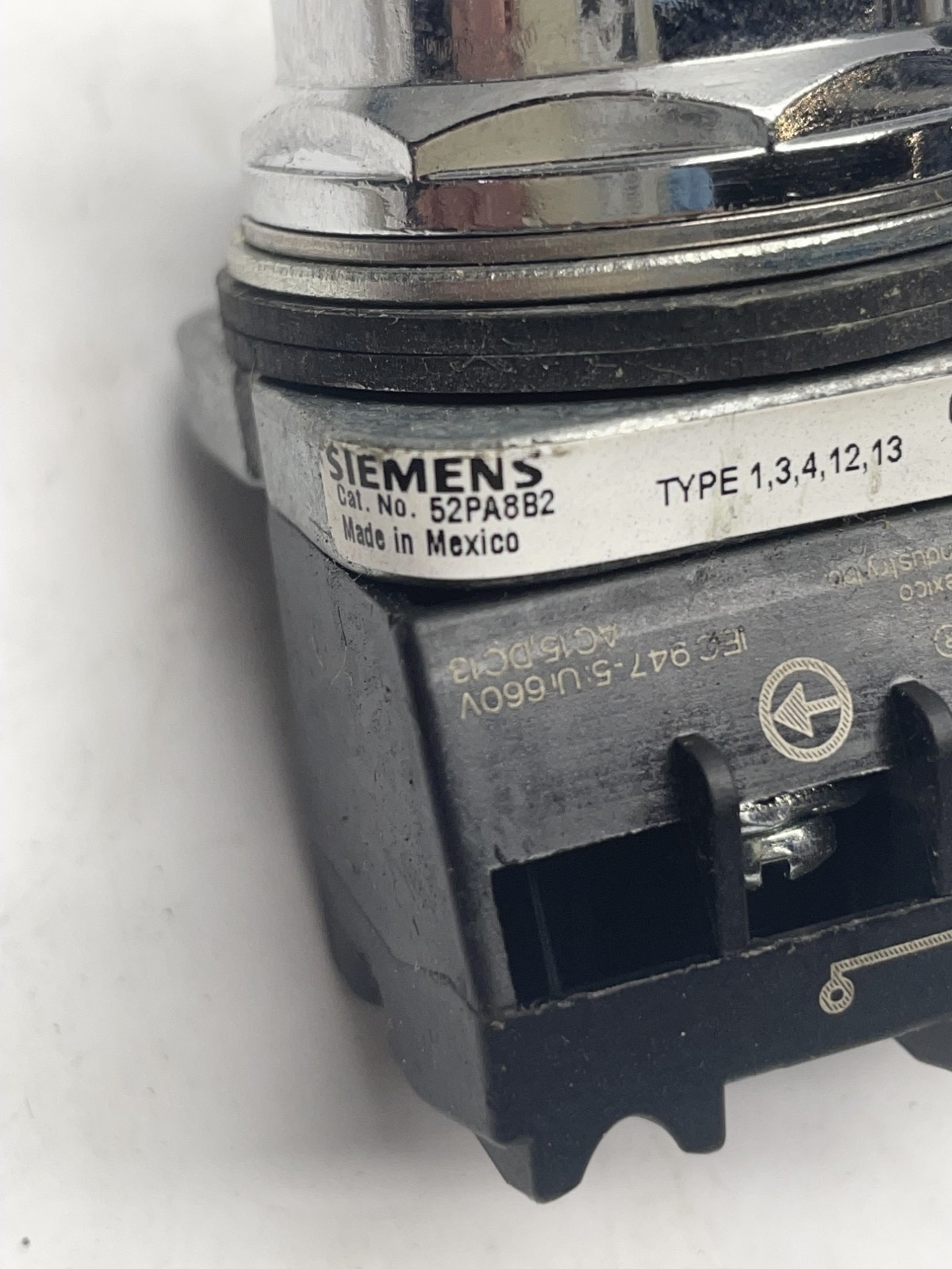 SIEMENS 52PA8B2 RED PUSHBUTTON NSNP