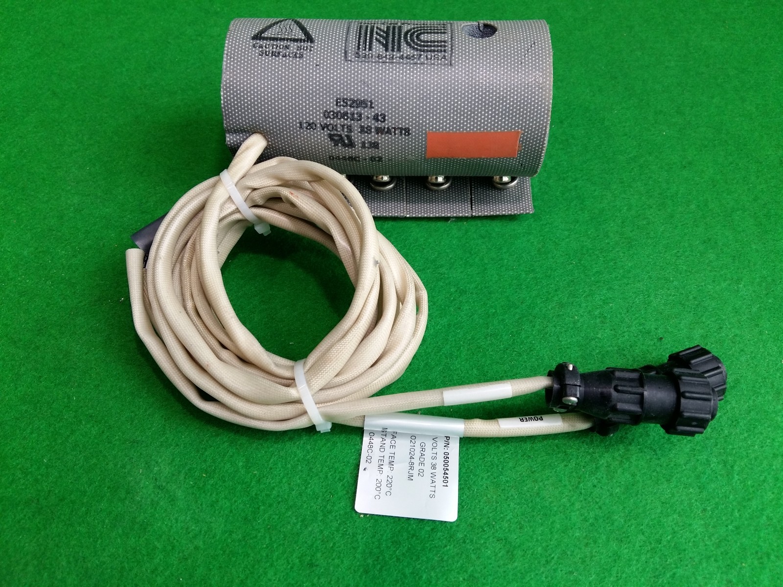 NC NOR-CAL PRODUCTS 030613-43 E52951 120VOLTS 38WATTS, USED