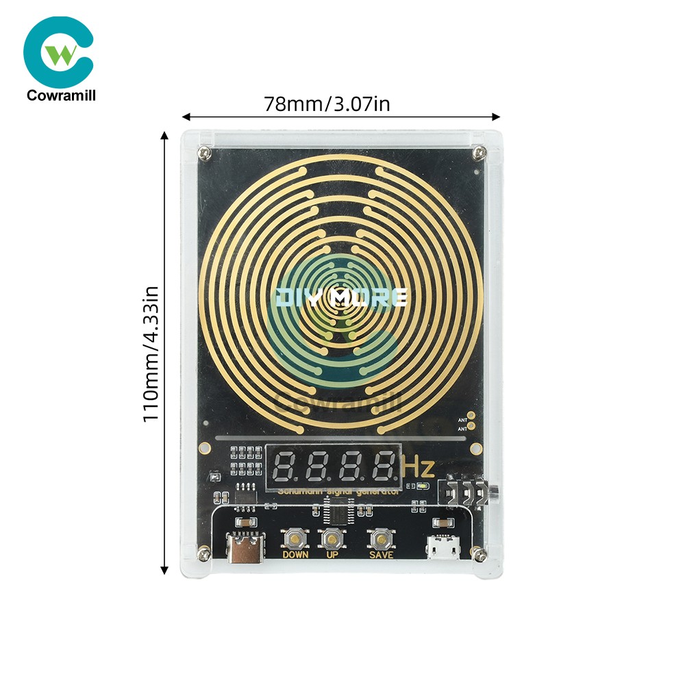 DC 5V 0.01-9999HZ Adjustable Frequency Schumann Wave Sine Wave signal Generator