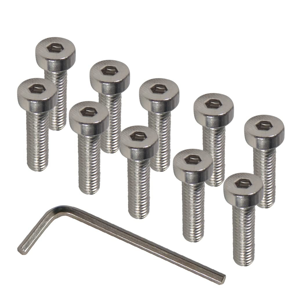 FEICHAO M5*18 / M5*16 Hexagon Socket Short Cap Head Screw Bolts 10Pcs Compati...