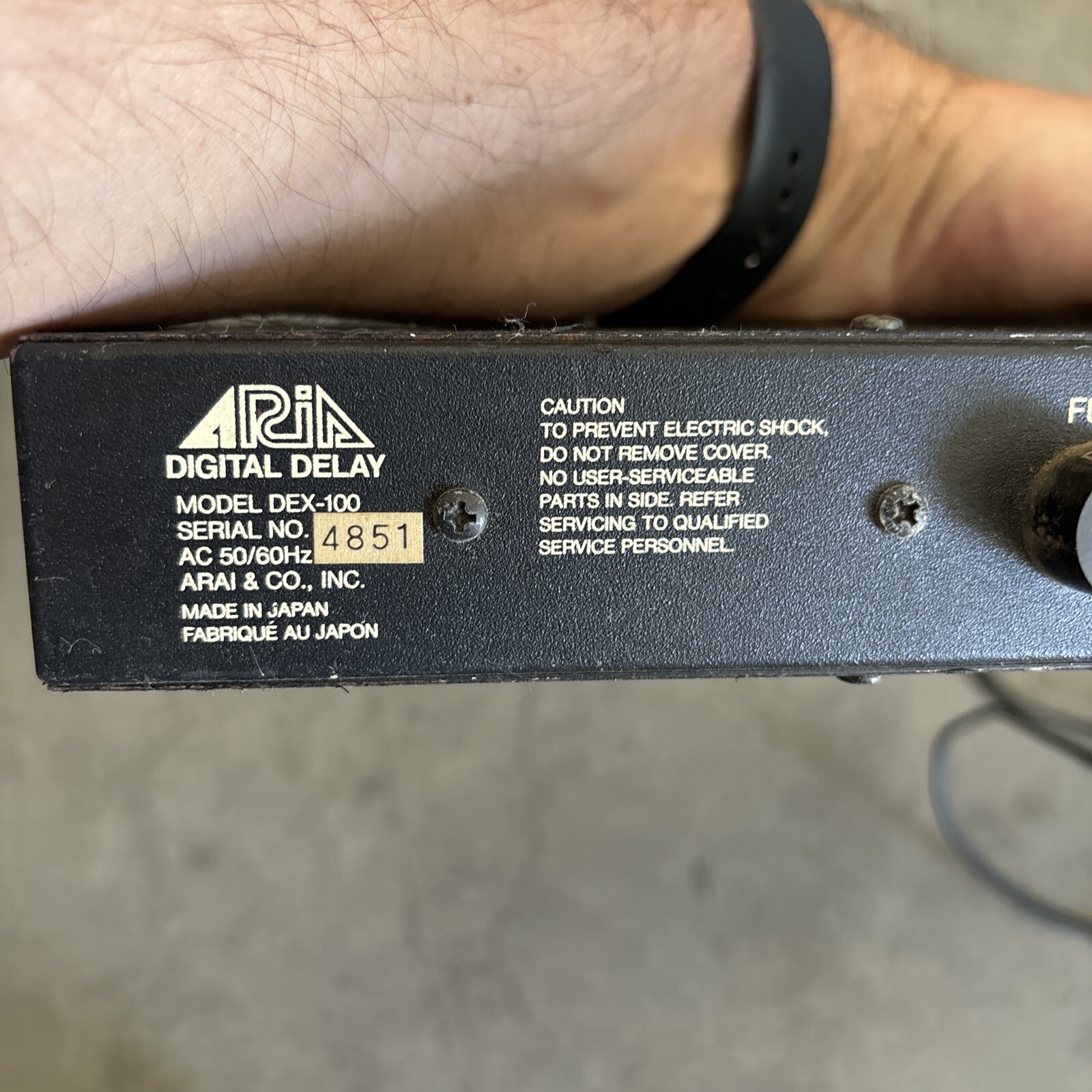 Aria DEX-100 Digital Delay Unit - Rare 80's Early Digital Delay - H020