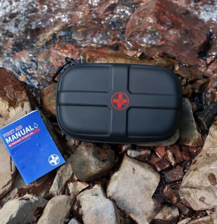 RHINO RESCUE First Aid Kit, Waterproof Portable Emergency Medical Kit for Travel