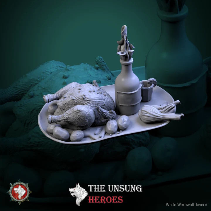 Tavern Fixtures - Resin Tabletop Miniature