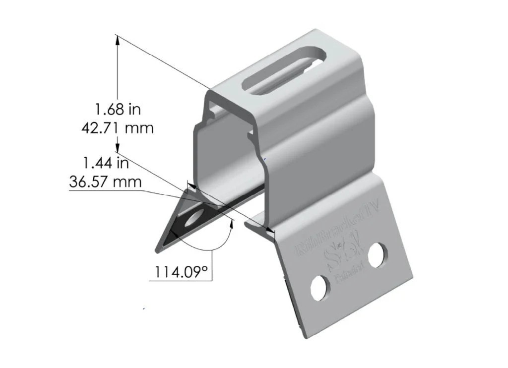 S-5! RibBracket IV Mounting Bracket for Metal Roofs