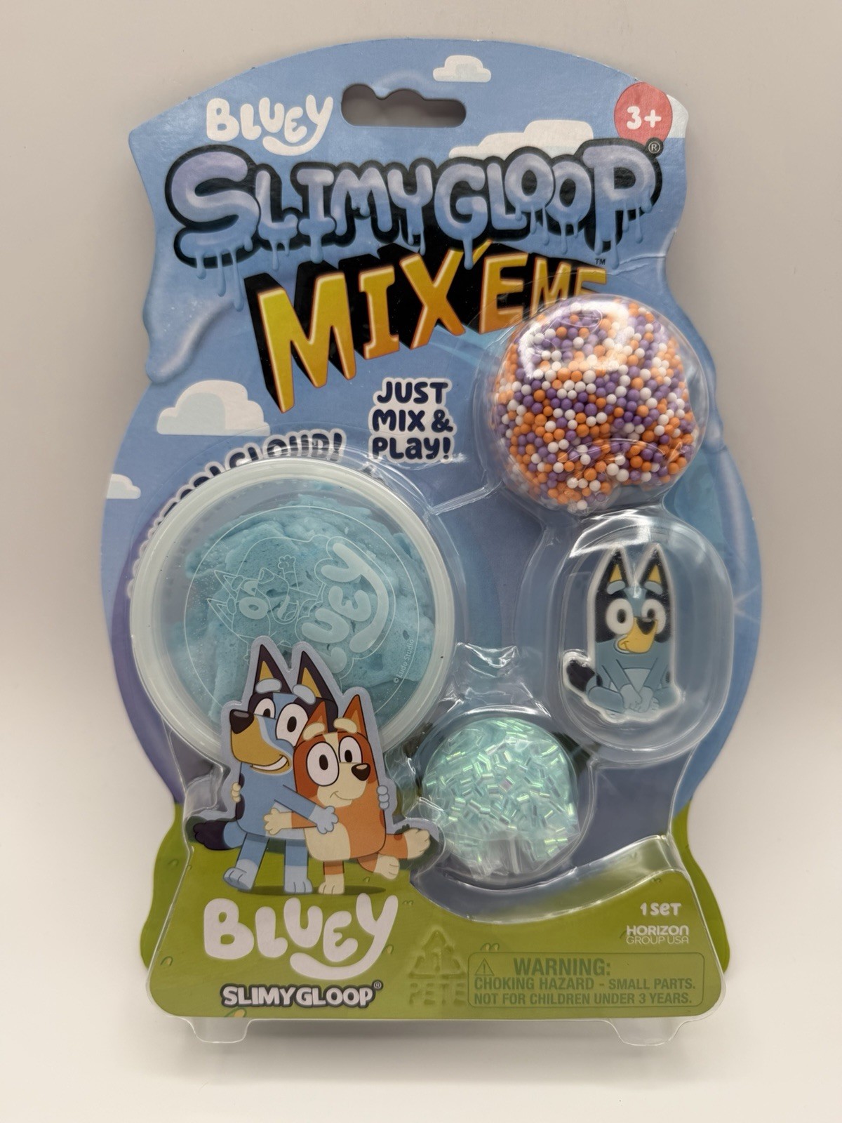Bluey SlimyGloop Mix'ems Scented Cloud Slime BLUEY SlimyGloop Just Mix & Play