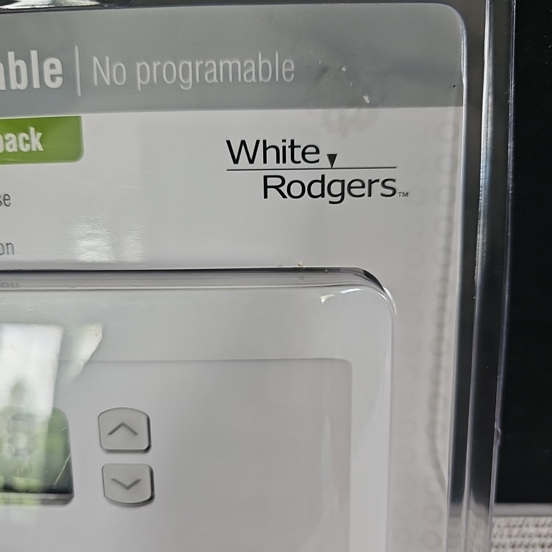 White Rodgers NP100 Non-Programmable Thermostat Heating & Cooling Sealed