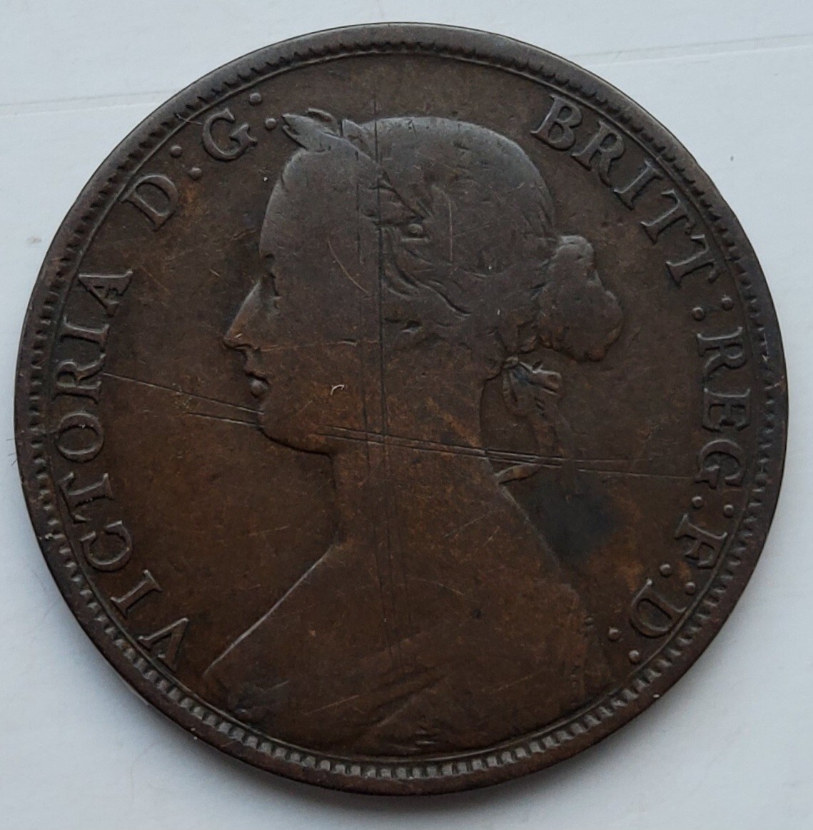 •1861•CANADA•NEW BRUNSWICK•ONE CENT•