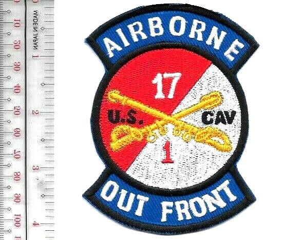 US Army Vietnam 82nd Airborne Division 17th Cavalry Regiment Airborne NO TARIFF