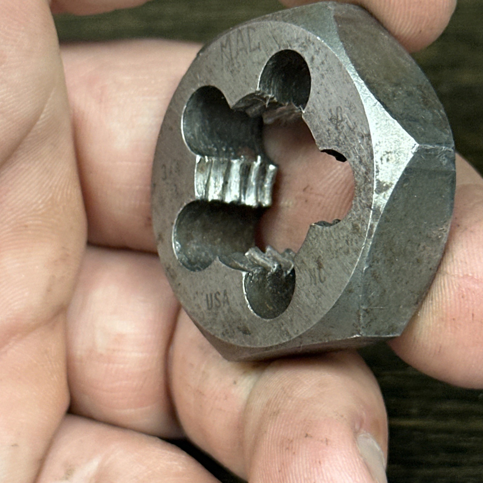 Mac Tools Hex Die USA 3/4-10 N