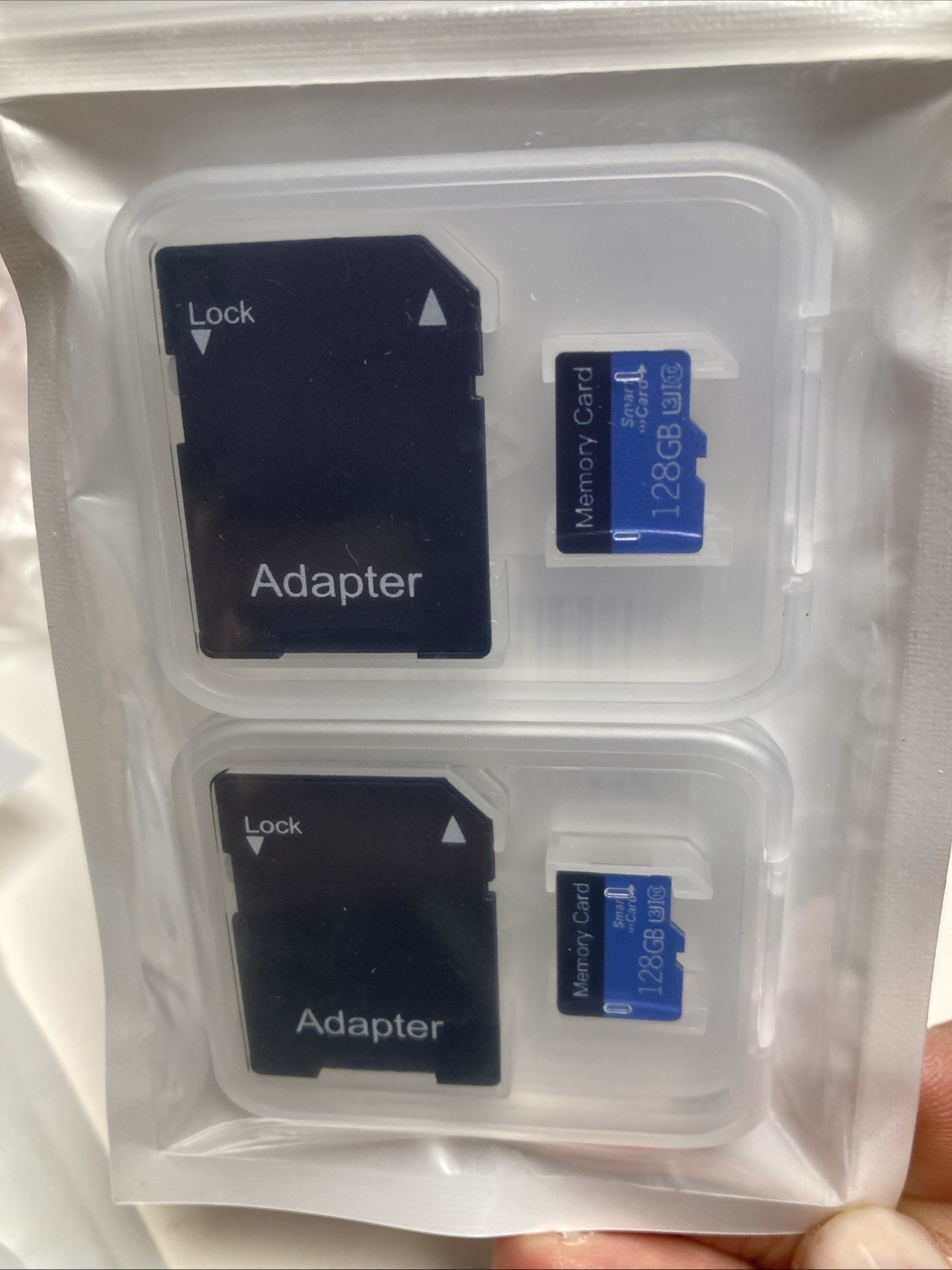 128GB 2 Pack Memory Card Adapter