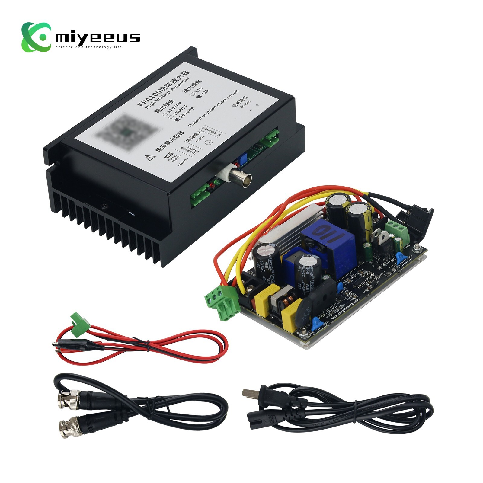 DC-50KHz Power Amplifier High Voltage/Bandwidth/Driving Coil PZT/Oscillator