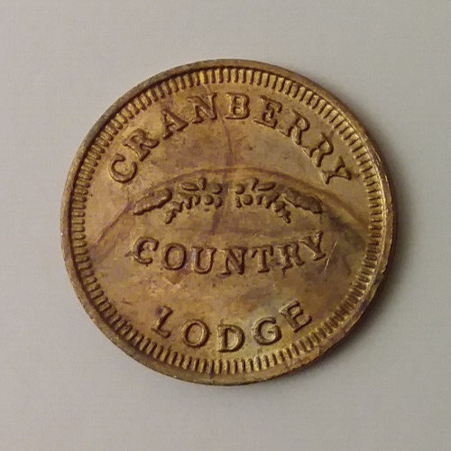 Cranberry Country Lodge Tomah, WI Arcade Game Token 24mm