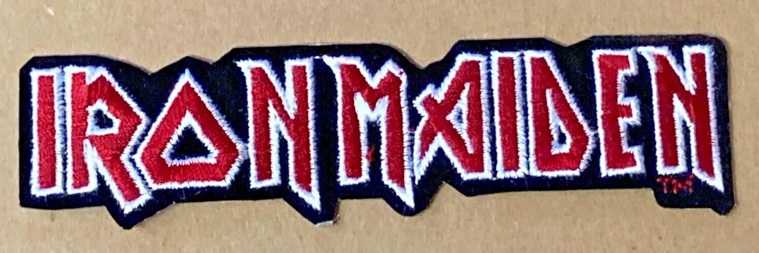 Iron Maiden Logo ~ Embroidered Patch ~ Iron On