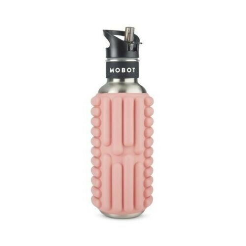 MOBOT 27oz Grace Foam Roller Blush Pink Water Bottle 4902