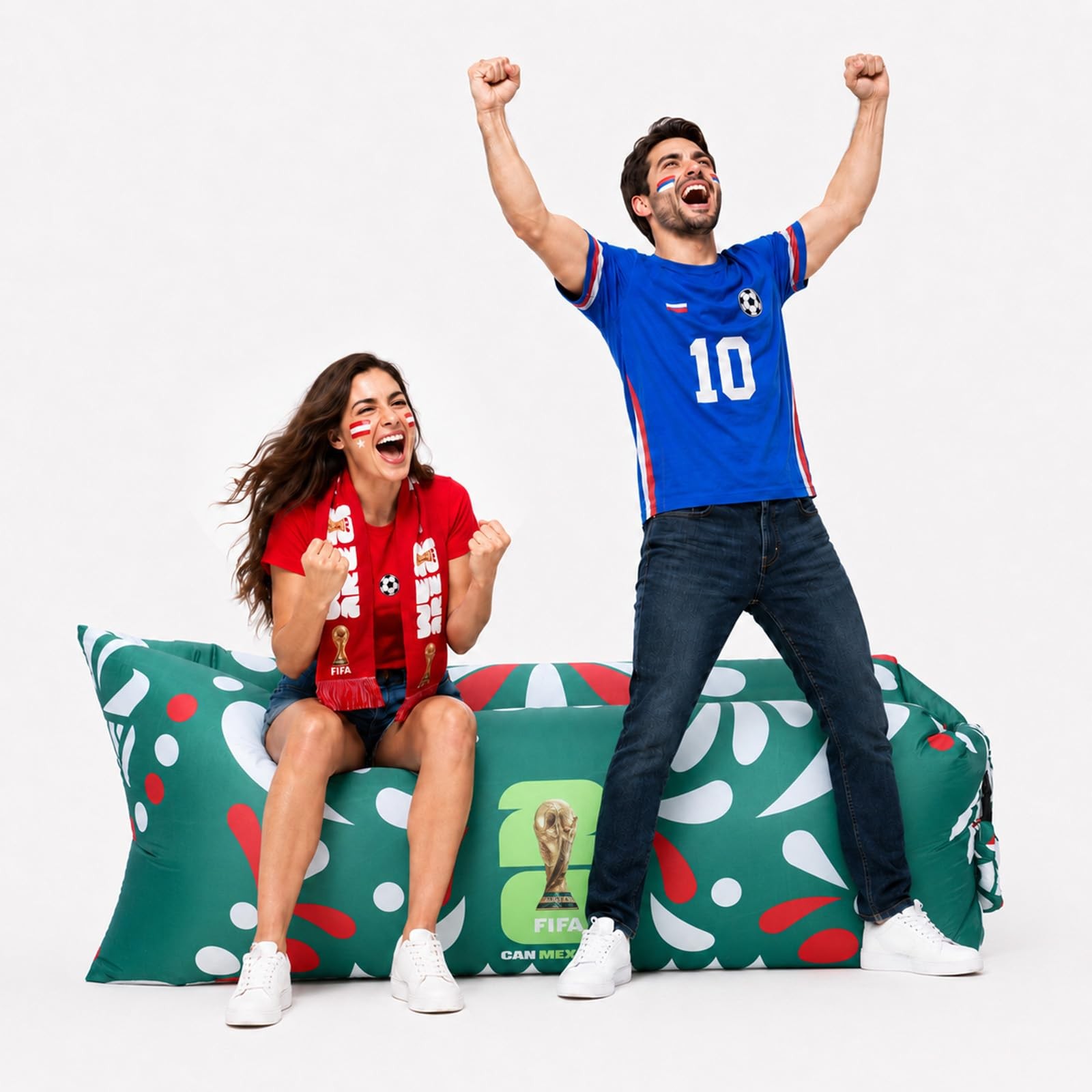 FIFA World Cup 2026 Officially Edition Air Sofa Inflatable Couch - Camping & ...