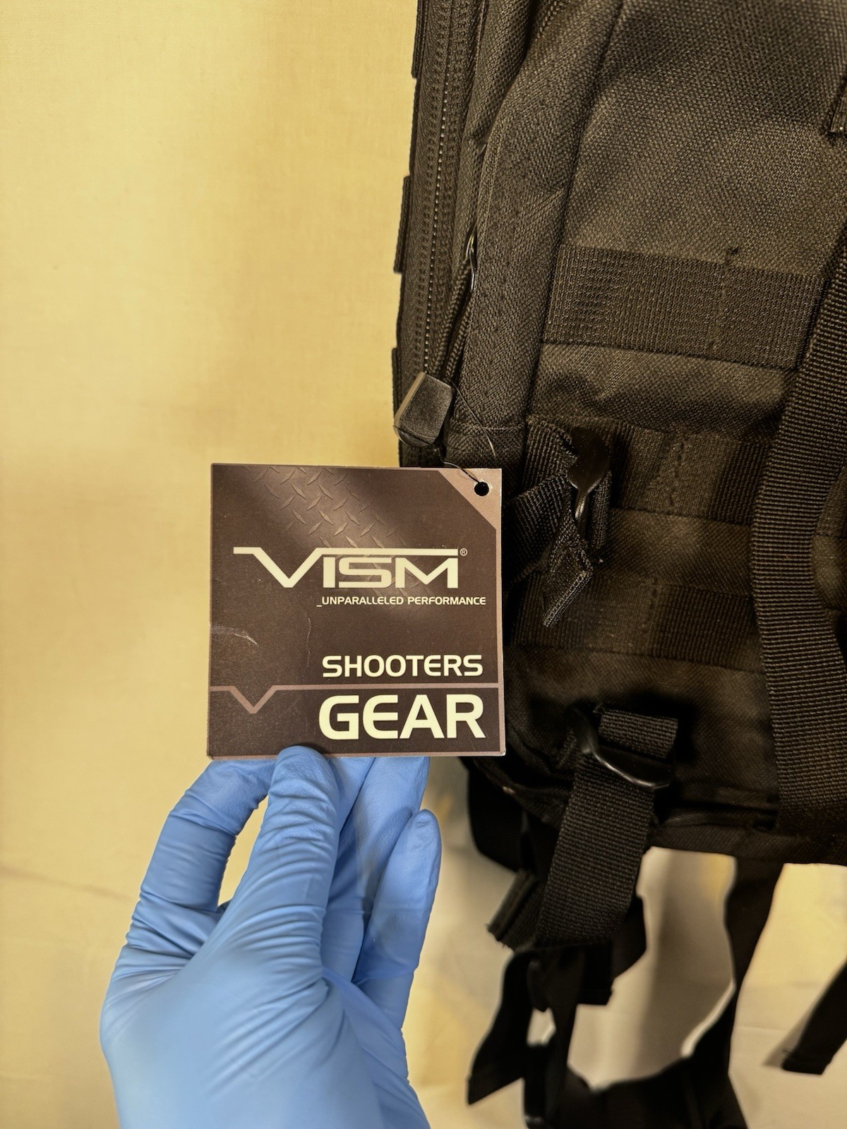 VISM Shooters Gear Back Pack - Black