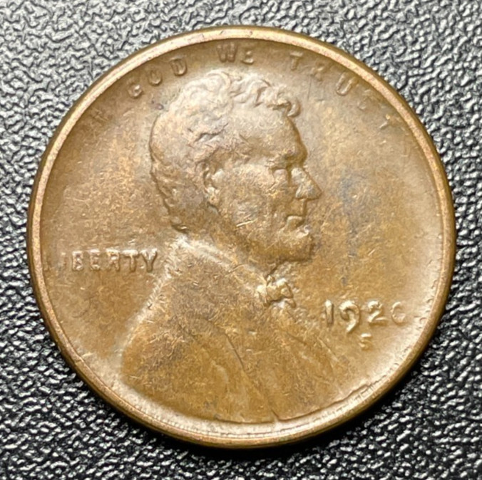 1920-S LINCOLN CENT EXTREMELY FINE CONDITION #313
