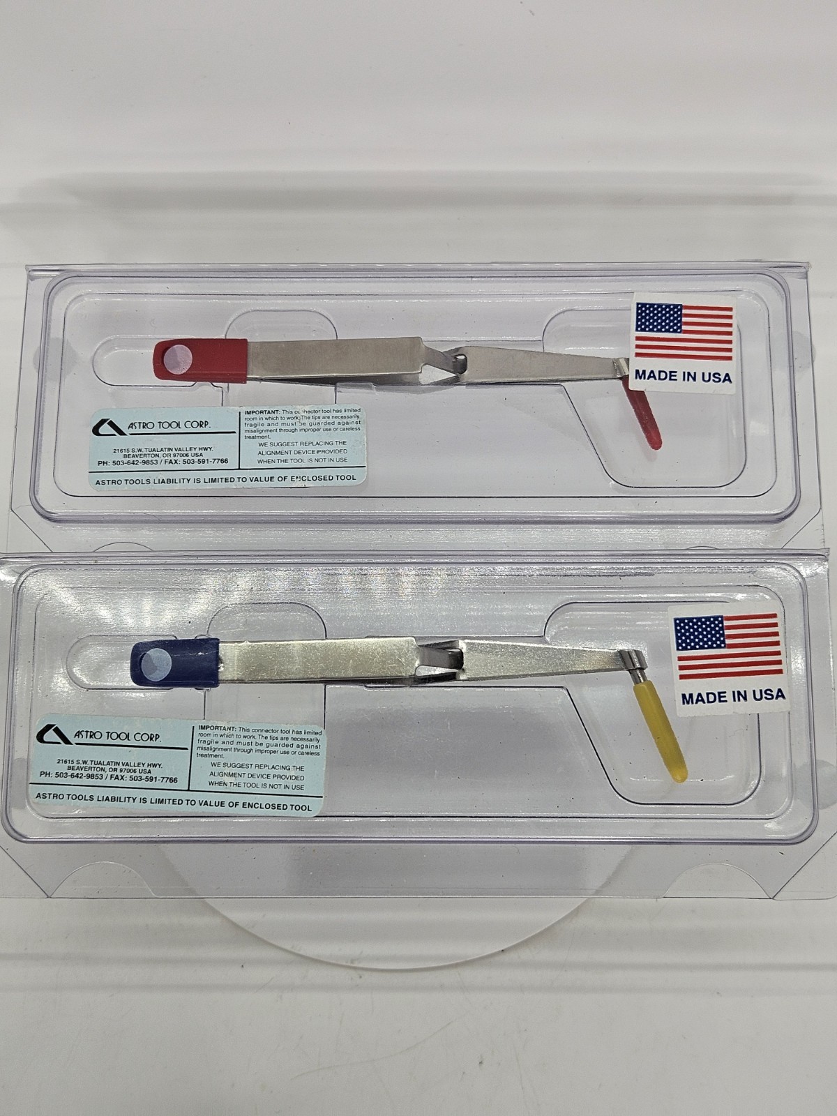 ASTRO TOOL CORP. REMOVAL TOOLs / TWEEZERS ATBX 2070 & ATR 2112 CAGE 58164,