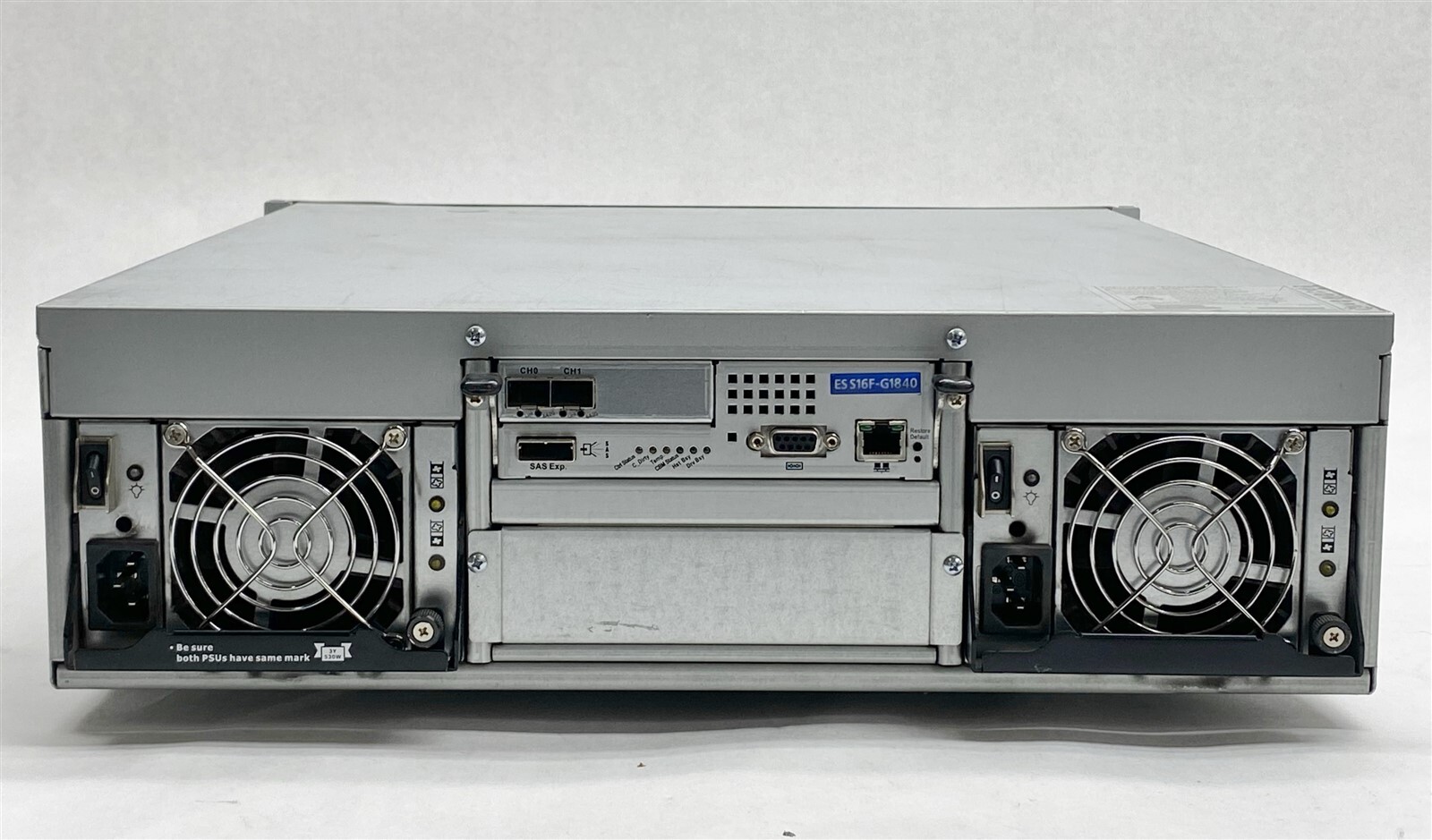 Infortrend ESS16G2B1 16-Bay LFF SAS S16F-G1840 Controller Storage Array 2*PSU
