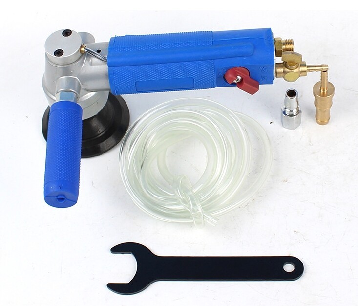 3“ Water-injected Pneumatic Water Sander Professional Stone Wet Air Sander Tool