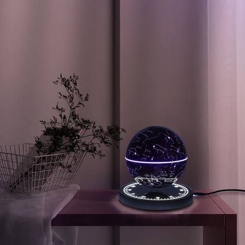 Magnetic Levitation Floating Globe Light LED World Map Rotating Night Lamp NEW