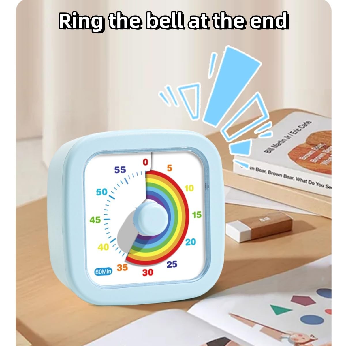 Kids Visual Timer Cute Rainbow 60 Minute Countdown Timer Time Management for...
