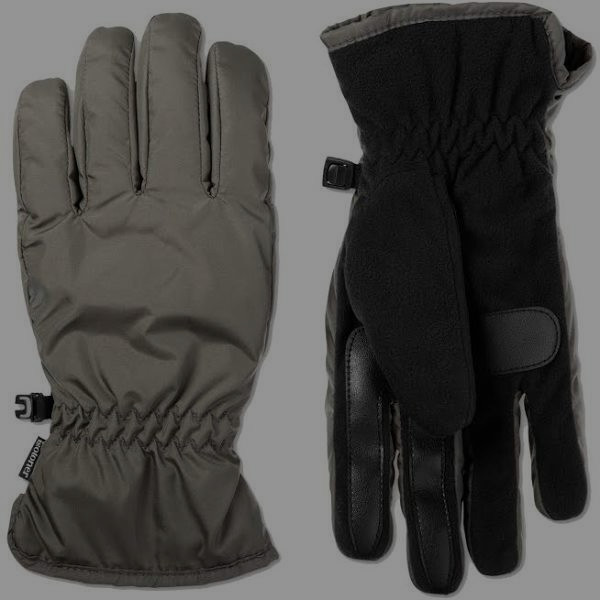 ISOTONER Signature Smart Dri Touchscreen Gray Gloves NEW Medium