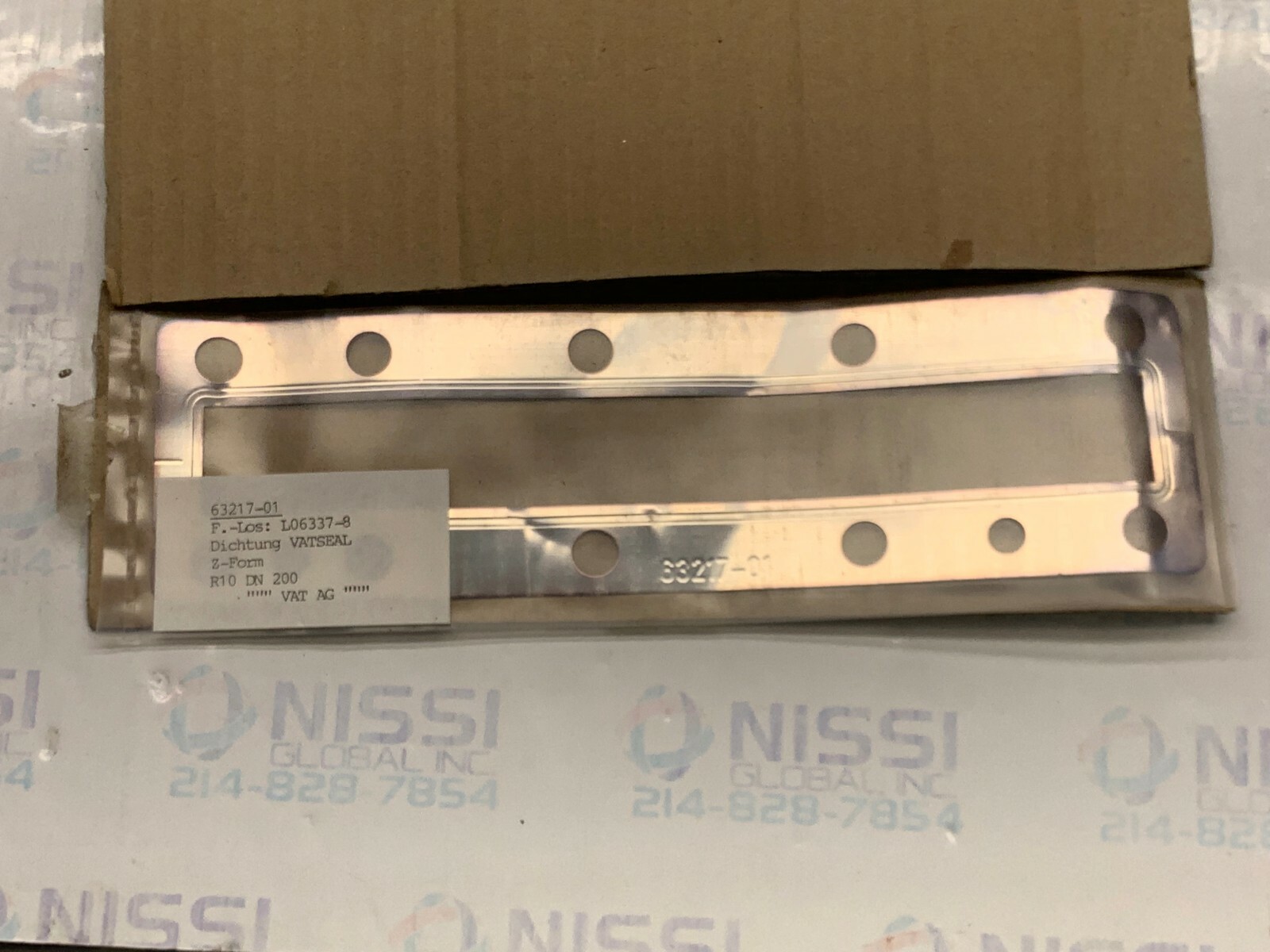 DICHTUNG VATSEAL VAT SEAL RECTANGULAR  63217-01 VATSEAL  250,0X 70,0