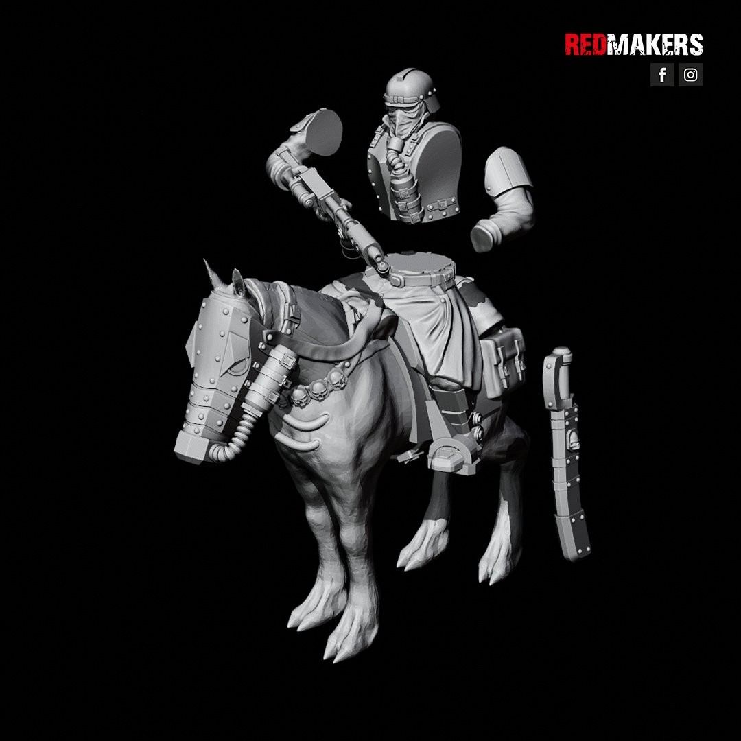 DEATH DIVISION CAVALRY FLAMER SET (5U)