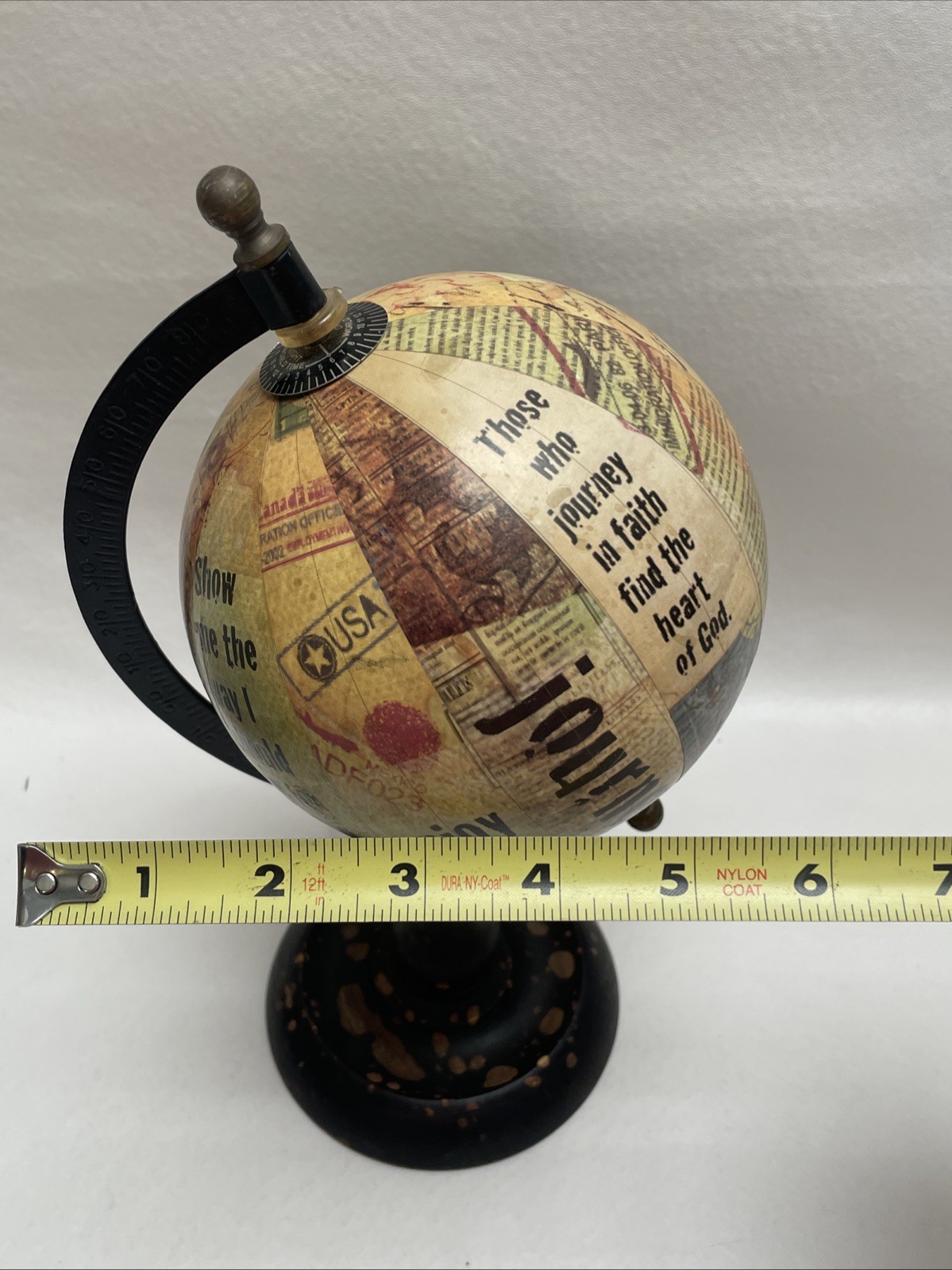 Blessings Unlimited Journey Globe 2012 10.5”